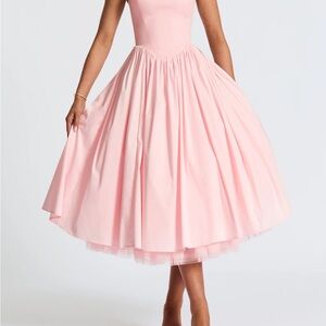 Babyboo Cressida Midi Dress - Blush